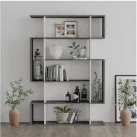 Decortie Bücherregal Mito, Standregal Bücherregal Holz Wohnzimmer, 108,5 x 25,5 x 161 cm