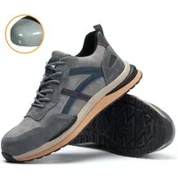 PROCHAIN Arbeitsschuhe Modische Herren Sicherheitsschuh (Stahlkappe Arbeitsschuhe chutzschuhe Schutzausrüstung, sportlich, bequem, leicht, atmungsaktiv, weich und rutschfest) Herren- und Damenmodelle Indoor und Outdoor