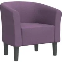 vidaXL Sessel, Clubsessel Lila Stoff