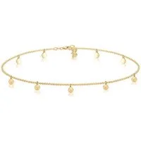 Elli Choker Choker Plättchen Coins Matt 925 Silber