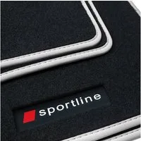 teileplus24 Auto-Fußmatten PV101 Velours Fußmatten Set kompatibel mit Audi A3 8P 8PA 2003-2012