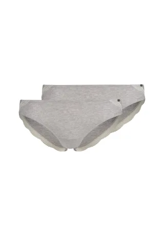 SKINY - SKINY Damen Rio Slip DP Classicotton grey melange