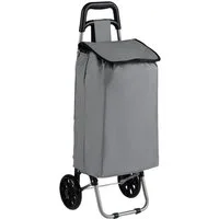 COSTWAY Einkaufstrolley Einkaufswagen, 35L, klappbar & rollbar, bis 35 kg