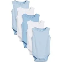 Next Body 5er-Pack ärmellose Baby-Bodysuits (5-tlg)