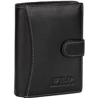 Wild Things Only !!! Geldbörse RFID echt Leder Portemonnaie Geldbörse Riegelbörsel Herren Hochformat, RFID Schutz