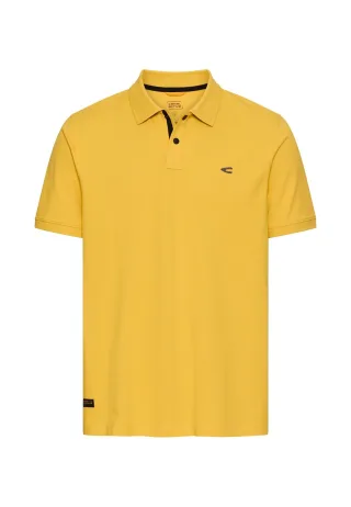 camel active - Poloshirt mit Druckknöpfen sun yellow - Gr. - L
