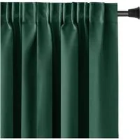 AmeliaHome Gardine Gardine Vorhang Einfarbig Verdunklungsvorhang Aufhängung Pleat (1 St), Kräuselband, verdunkelnd