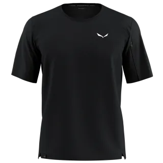 SALEWA - Puez Merino Hybrid T-Shirt Herren - Schwarz (Gr.48)