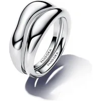 Pandora Fingerring Pandora Organisch Geformte Stacking-Ringe 193264C00 Damenring