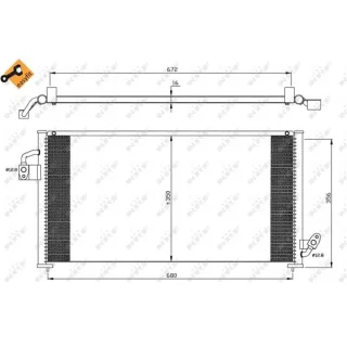 NRF Klimakondensator Subaru Forester 2,0 35523