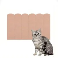 Agger Kratzbrett Wand-Kratzbrett für Katzen, Kratzschutz-Wandpaneel für Katzenpfoten, Kletter-Kratzbrett für Katzen, selbstklebendes dekoratives Wandpaneel