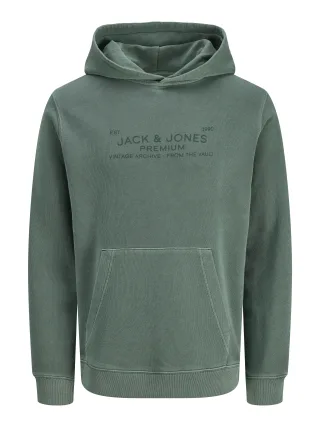 JACK&JONES - JPRBLUAIDEN HOOD SWEAT Grün - Gr. - S