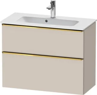 Duravit D-Neo Waschtischunterbau wandhängend Taupe Matt 810x372x625 mm - DE4369034910000 DE4369034910000