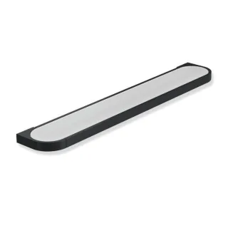 Hewi System 800 Ablage 800.03.10065DC 600mm, Platte Glas satiniert, schwarz tiefmatt