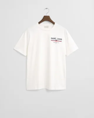 GANT - Graphic T-Shirt eggshell - Gr. - XL