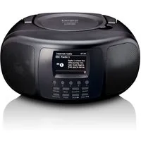Lenco SCD-6000BK Internet-Radio (LCD-Display, weltweiter Empfang mit Bluetooth®, Stereo-Sound/Equalizer)
