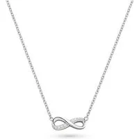 s.Oliver Silberkette S.Oliver Damen-Kette 925er Silber 8 Zirkonia