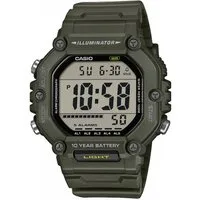 CASIO TIMELESS COLLECTION Chronograph AE-1600HX-3AVEF, Quarzuhr, Armbanduhr, Herrenuhr, digital, automatischer Kalender