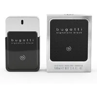 bugatti Eau de Toilette Signature man black, Orientalischer Duft mit Bergamotte, Pfeffer, Salbei und Tonka Bohnen.