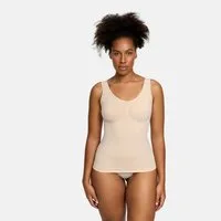 cfab (creamy fabrics) Shapingtop Shaping Unterhemd-Sand-S (1-tlg)