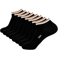 BOSS Freizeitsocken AS Uni Stripe CC (4-Paar) mit eingesticktem Markenschriftzug