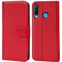 CoolGadget Handyhülle Book Case Handy Tasche für Huawei P30 Lite 6,2 Zoll, Hülle Klapphülle Flip Cover für P30 Lite Schutzhülle stoßfest