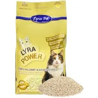 Lyra Pet Katzenstreu 7,5 kg Lyra Pet® Tofu Katzenstreu klumpend, klumpend, staubfrei, Biologisch abbaubar