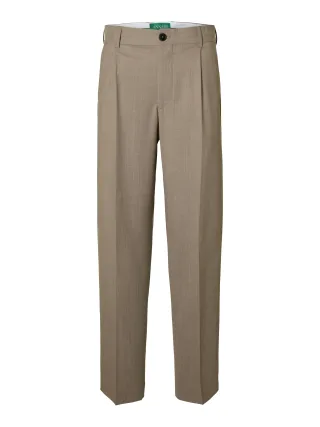 ANNARR - ANRFELL 253 BRUSHED TROUSER dark sand melange - Gr. - 50