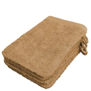 Lanudo? Waschhandschuh Pure Line 21x15 cm 4er Set Beige