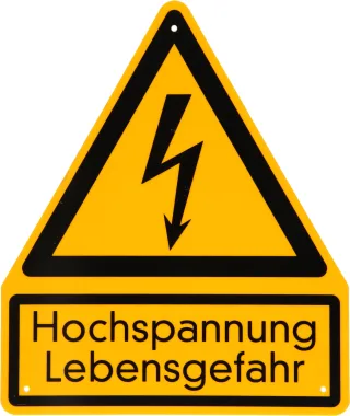KS Tools Warnschild Hochspannung, Lebensgefahr - 117.2483
