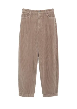 s.Oliver Red Label - Cordhose im Barrel Fit braun - Gr. - 44