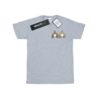 Disney - "Chip N Dale Backside Breast Print" T-Shirt für Damen (Grau)