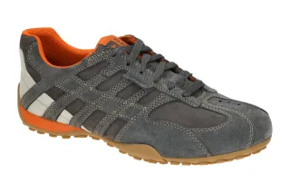Geox U55MNA 022EK C1006 Herrenschuhe Sneakers Halbschuhe grau atmungsaktiv