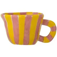 Bloomingville Tasse Bloomingville Nini Tasse, Rose, Steingut, 100 ml, Steingut