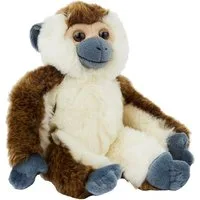 WWF Kuscheltier Plüschtier - Affenbaby dunkelbraun (23cm)