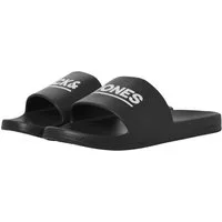 Jack & Jones JFWOLLIE Slider LN Badeschuh mit plakativem Markenschriftzug