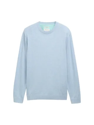 Tom Tailor - Basic Strickpullover blau - Gr. - XXL