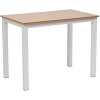 HappyHome Computertisch Arbeitstisch BürotischComputertisch Esstisch Tisch Bürotisch Holz weiß