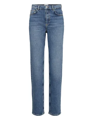 Nümph - NUOSLO HR STRAIGHT JEANS - S3013 medium blue denim - Gr. - 32