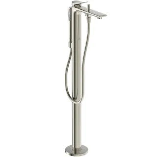 Ideal Standard freistehende Badewannenarmatur Conca mit Stick-Handbrause Ausladung 204mm Silver Stor BD460GN