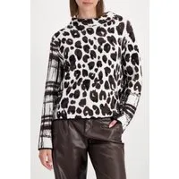 Monari Strickpullover Regular fit mit Stehkragen