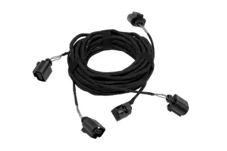 Original Kufatec Kabelbaum PDC Sensor Heck Stoßstange Hinten für VW T5 bis 2009