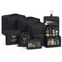 Everhomely® Kofferorganizer Kofferorganizer 8er mit Kosmetiktasche – Packtaschen Packwürfel Reisen (Set, 8er Set)