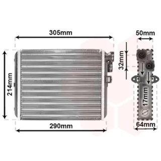 Van Wezel W?rmetauscher Volvo S60 S80 V70 Xc70 Xc90