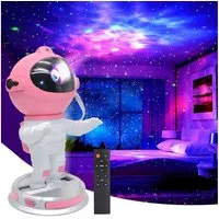 SERBASIC LED-Sternenhimmel LED Sternenhimmel Projektor,Astronaut, Galaxy Nebula Nachtlicht,Timer, projektor sternenhimmel, 360° drehbarem Kopf, Galaxy Nebula Projektor mit Fernbedienung