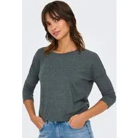 ONLY 3/4-Arm-Shirt ONLGLAMOUR 3/4 TOP JRS NOOS Materialmix, loose fit