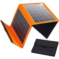Goldstern-Tech Solarmodul Solarmate, (faltbares, kompaktes Solarpanel 30W 40W, hocheffizient mit 2 USB-Anschlüssen), ultraleicht & robust für Outdoor, Camping & Notfall-Stromversorgung