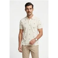 Gant Poloshirt EMBROIDERED mit Anker-Stickerei allover