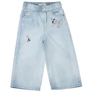 STACCATO - Md.-Jeans, Wide Leg light blue denim - Gr. - 104