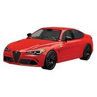 Alfa Romeo Giulia Quadrifoglio, Konstruktionsspielzeug rot